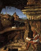 St Jerome Reading in the Countryside